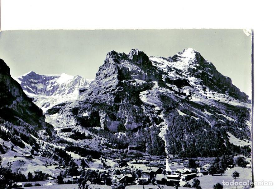 Postcards: Postal 016550: GRINDELWALD - Kirche Schulhaus - Varios