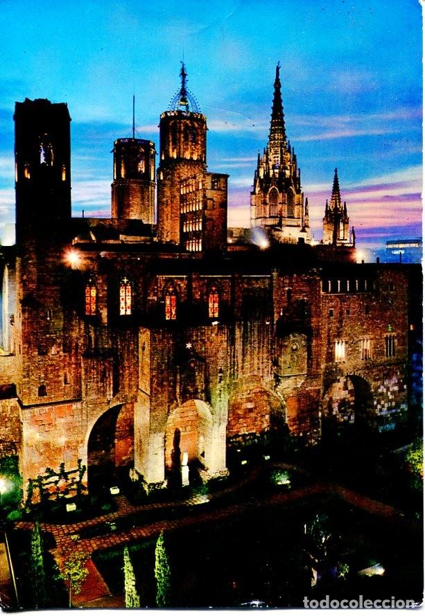 Postais: Postal 016576: BARCELONA - Barrio Gotico Ciutat Vella vista trasera Catedral - Varios