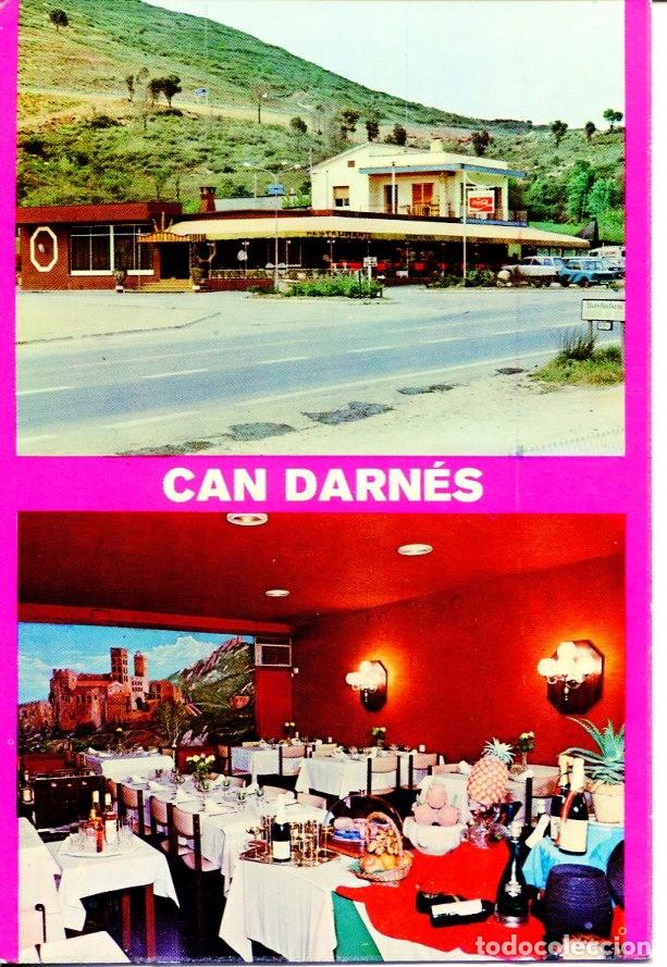 Postkarten: Postal 016589: SAN JULIAN DE RAMIS Girona - Restaurant Bar DARNES - Varios