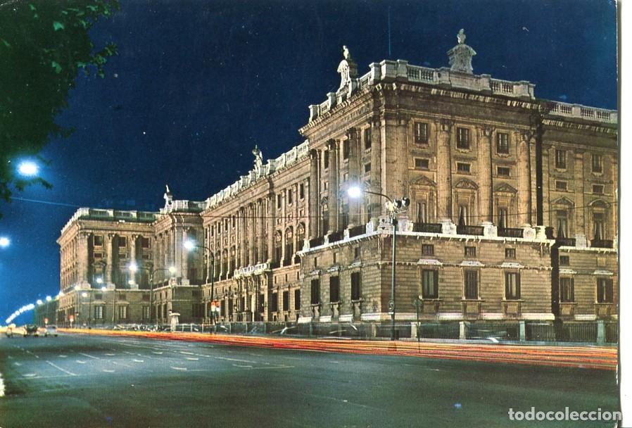 Postales: Postal 016771: MADRID - Vista nocturna del Palacio Real - Varios