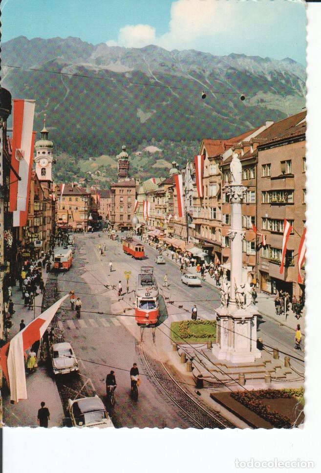 Postais: Postal 016859: INNSBRUCK Olympiastadt - Maria Theresien Starsse gergen die Nordkette - Varios