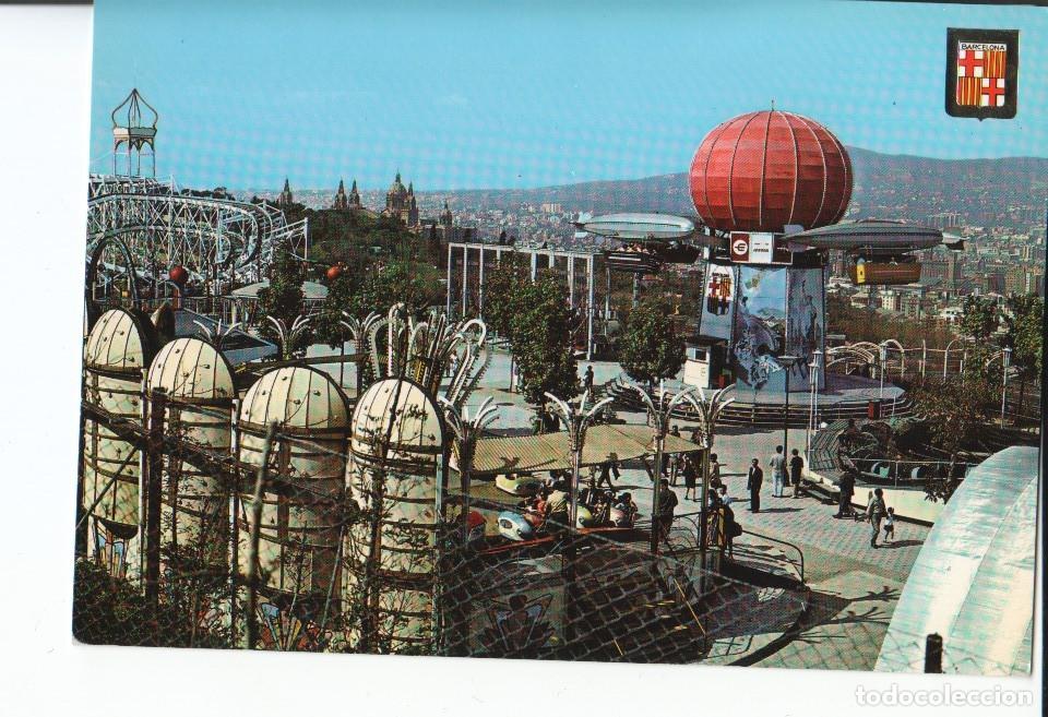Postkarten: Postal 017032: BARCELONA - Parque Atracciones Montjuich. Park of attractions of Montjuich - Varios