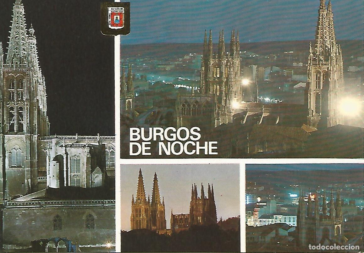 Postkarten: Postal 50114: BURGOS - Vistas nocturnas de la catedral