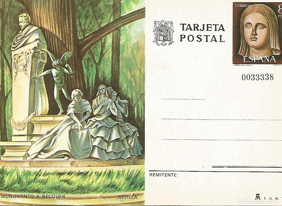 Postales: Postal 50146: SEVILLA - Monumento a Becquer