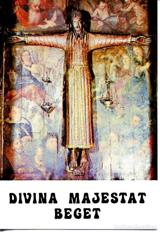 Cartoline: Postal 16395: BEGET Girona - DIVINA Majestat. Talla Romanica siglo XII - Varios