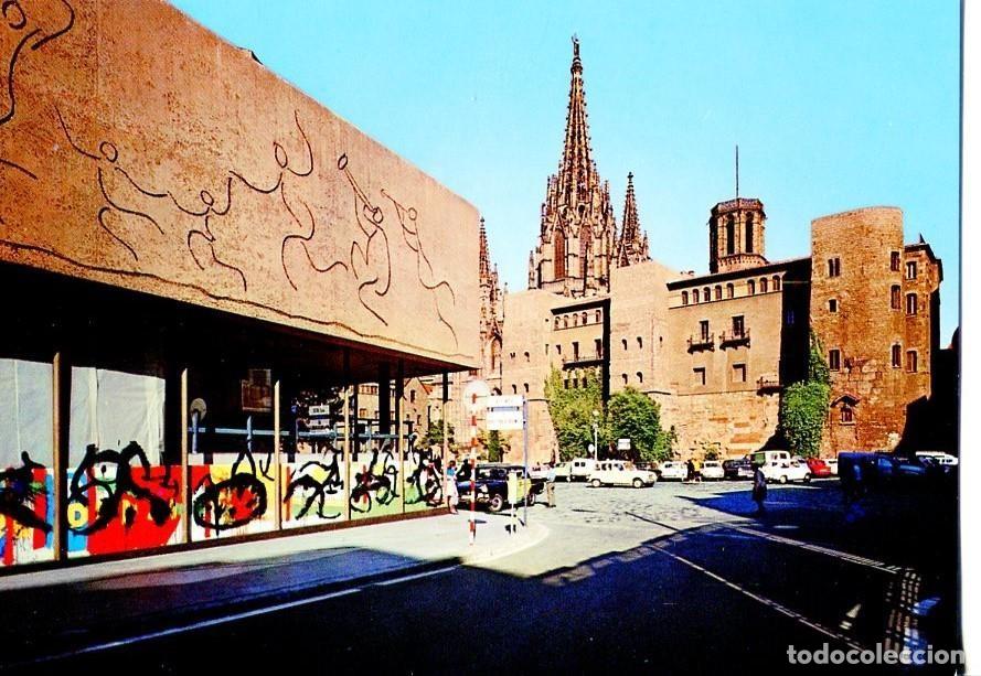 Postkarten: Postal 16387: BARCELONA - Catedral . Murallas y Colegio de Arquiectos - Varios