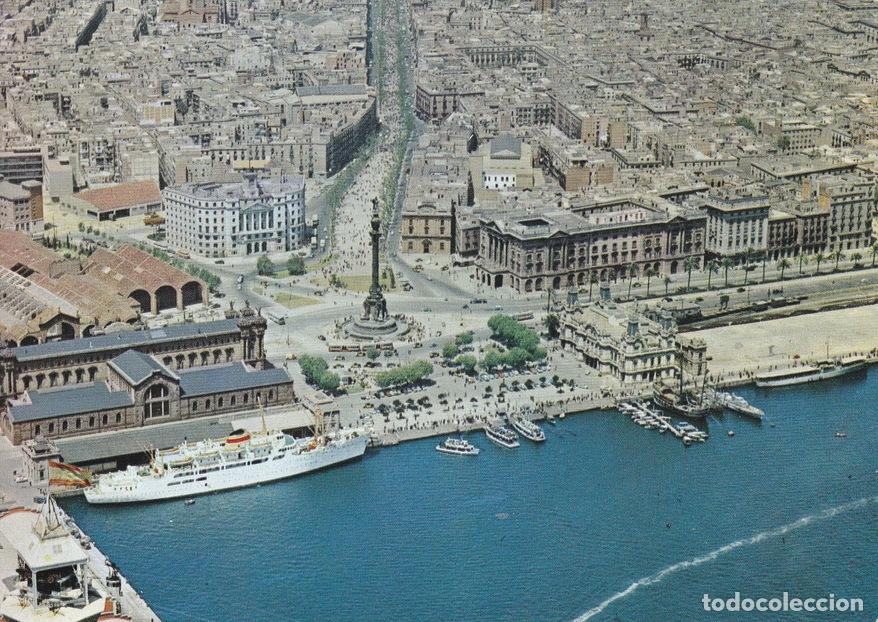 Postcards: Postal 60116: Puerto. Vista aerea parcial (Barcelona) - Varios