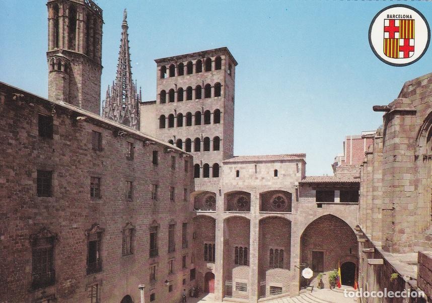 Postais: Postal 60223: Barrio gotico. Pza. Del rey (Barcelona). - Varios
