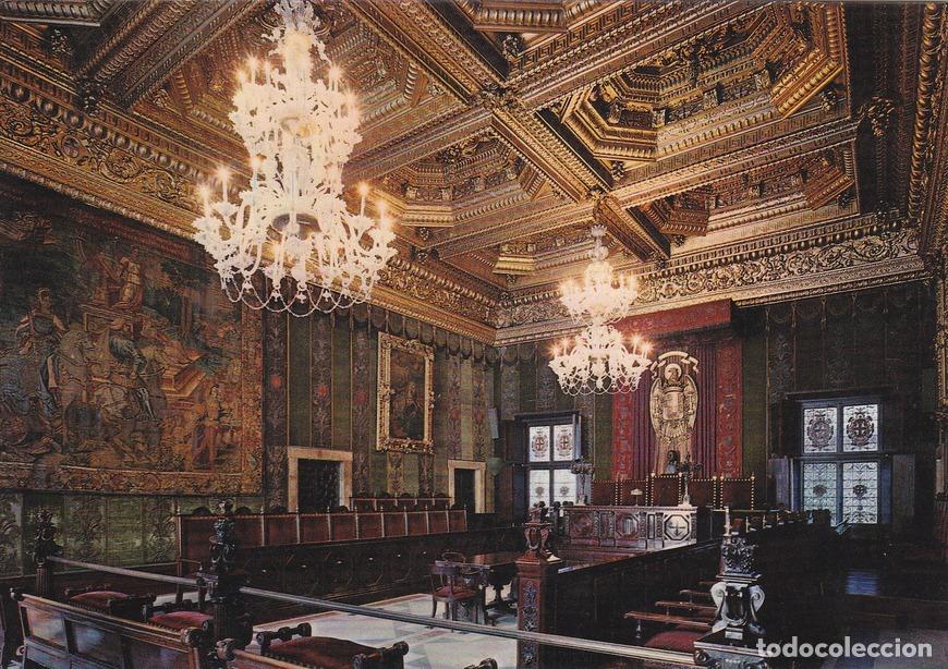 Postais: Postal 60230: Diputacion provincial salon dorado (Barcelona). - Varios