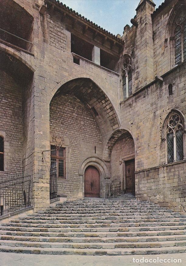 Postais: Postal 60226: Entrada al antiguo Palacio Real (Barcelona). - Varios