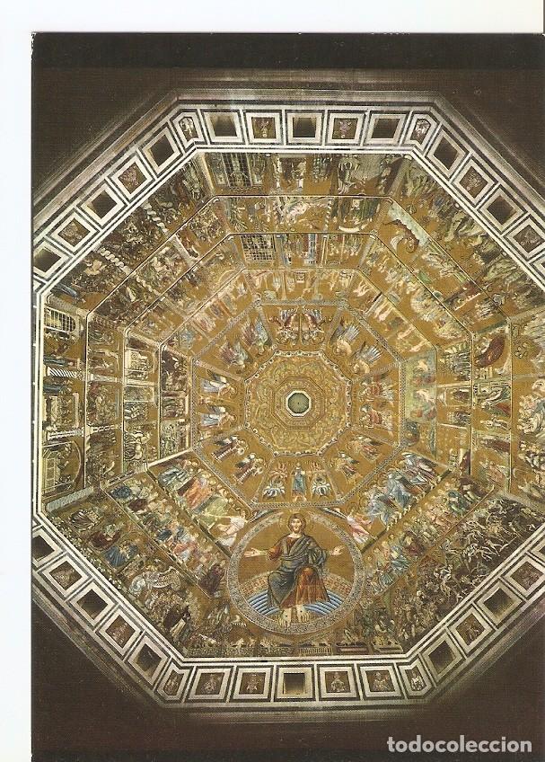 Postcards: Postal 041324 : Firenze - Battistero di S. Giovanni. Interior of the cupola decorated with mosaics (