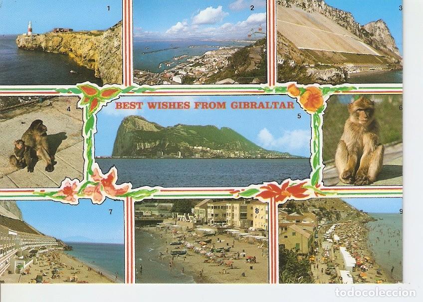 Postkarten: Postal 041332 : Gibraltar. Aerial view of the Rock from Straits - Varios