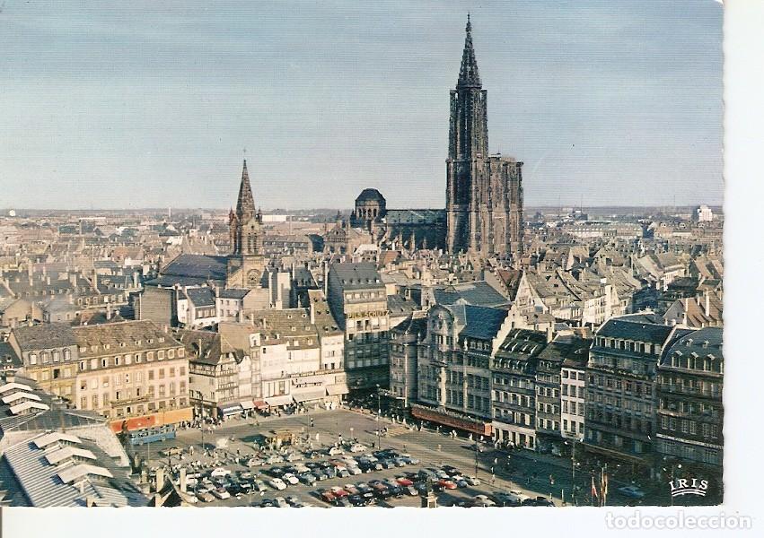 Cartoline: Postal 041787 : Strasbourg. Place Kleber et Cathedrale - Varios