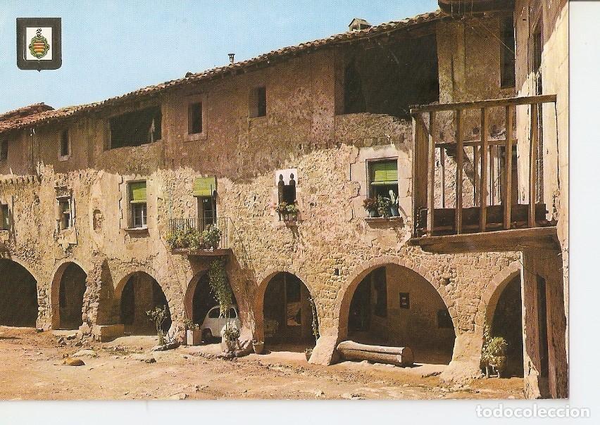Postales: Postal 042715 : Santa Pau (Gerona). Porticos de la Plaza - Varios