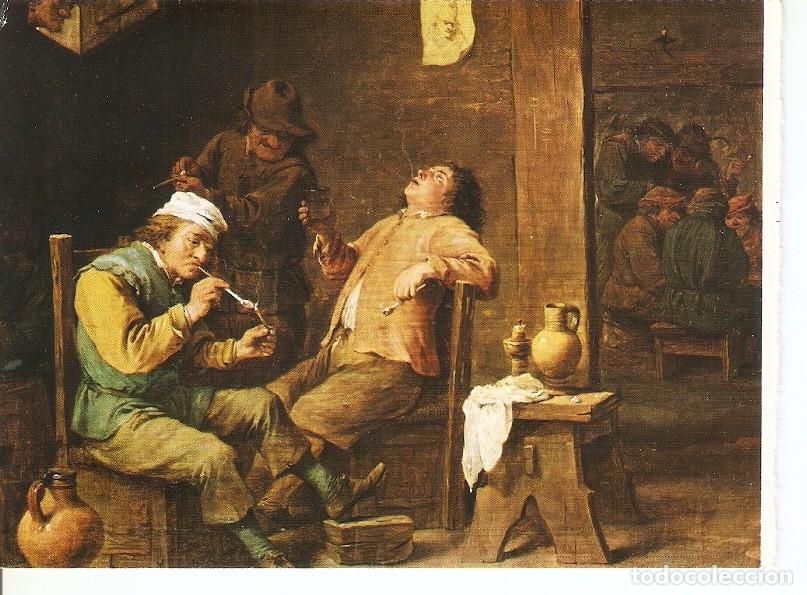 Postales: Postal 042828 : Teniers David Fumadores y bebedores oleo sobre lienzo. Museo del Prado - Varios