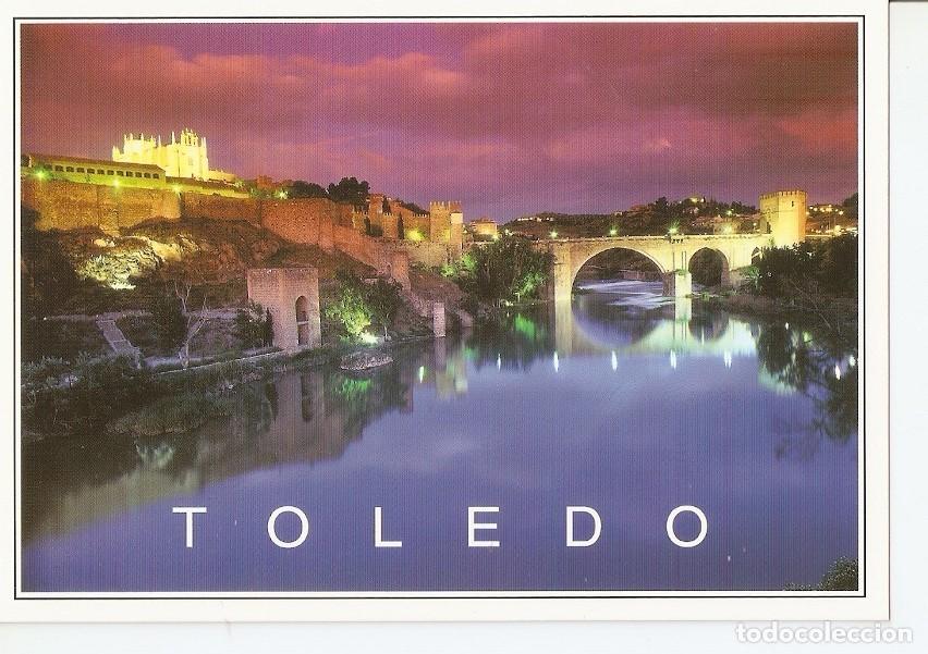 Postcards: Postal 042742 : Toledo. Vista parcial. Puente San Martin y Ba&ntilde;o de la Cava - Varios