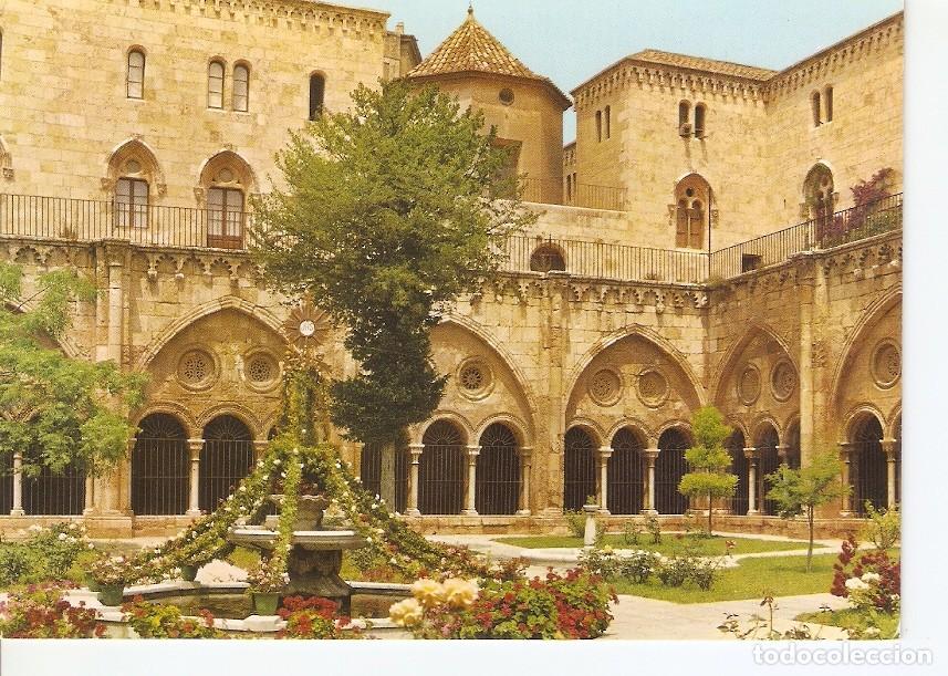 Postales: Postal 042863 : Costa Dorada. Tarragona. Catedral. Jardin del Claustro - Varios