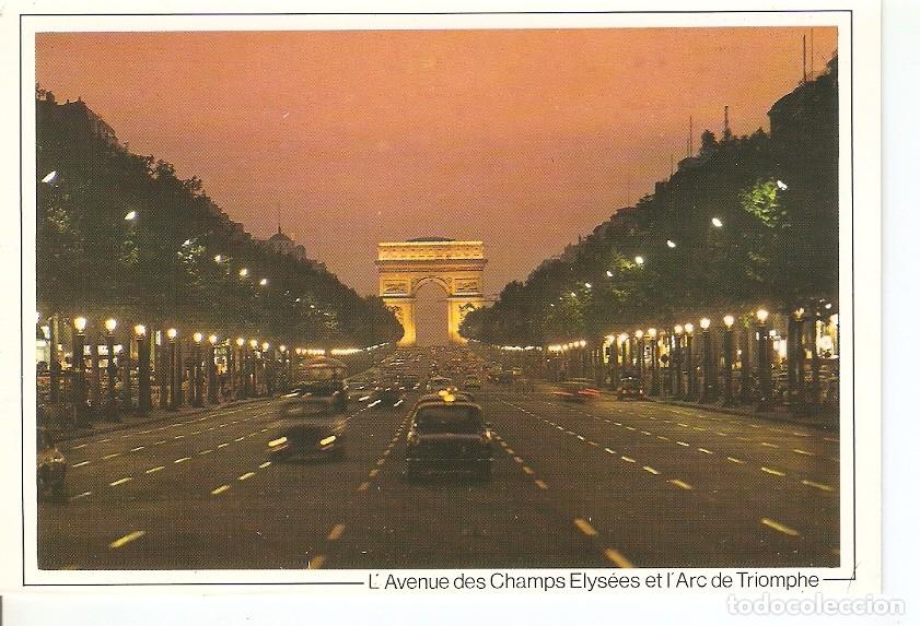 Cartoline: Postal 043016 : Paris la nuit. LAvenue des Champs Elysees et lArc de Triomphe - Varios