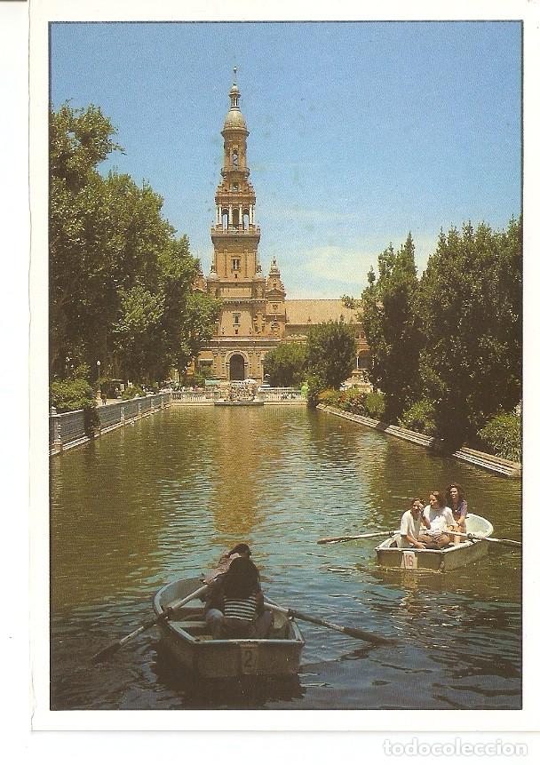 Cartoline: Postal 043028 : Sevilla. Parque Ma; Luisa. Plaza de Espa&ntilde;a. detalle - Varios