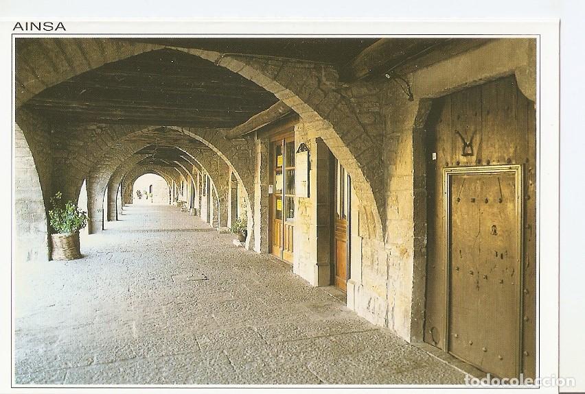 Postcards: Postal 043292 : Ainsa (Huesca). Porches en la Plaza Mayor - Varios