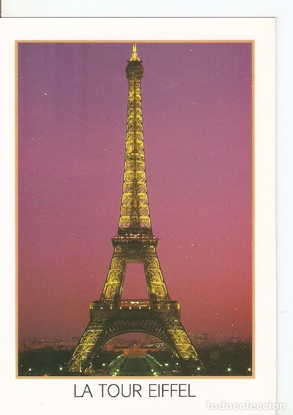 Postales: Postal 043480 : Paris. La Torre Eiffel iluminada - Varios - Foto 1