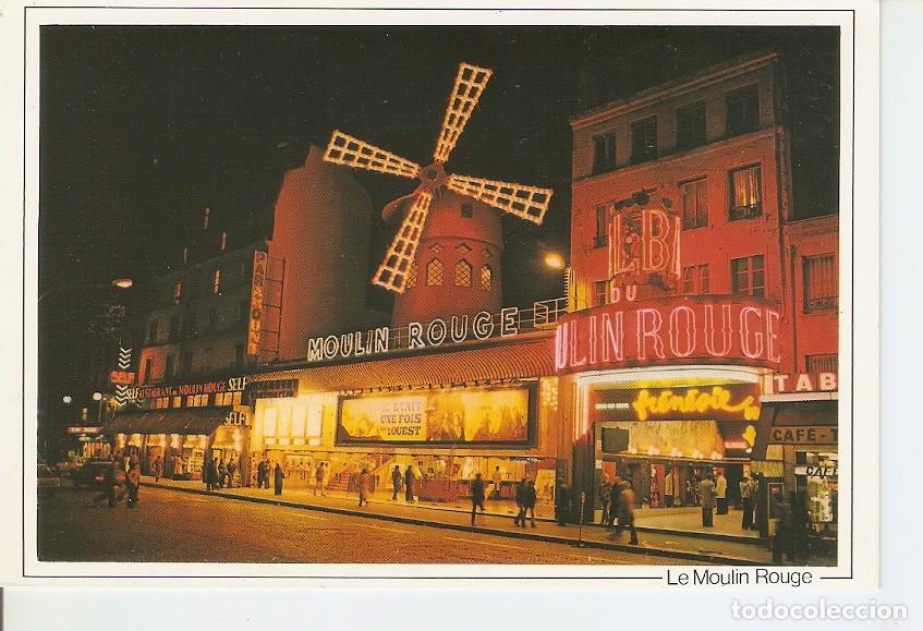 Postkarten: Postal 043705 : Paris la nuit. Le Moulin Rouge - Varios