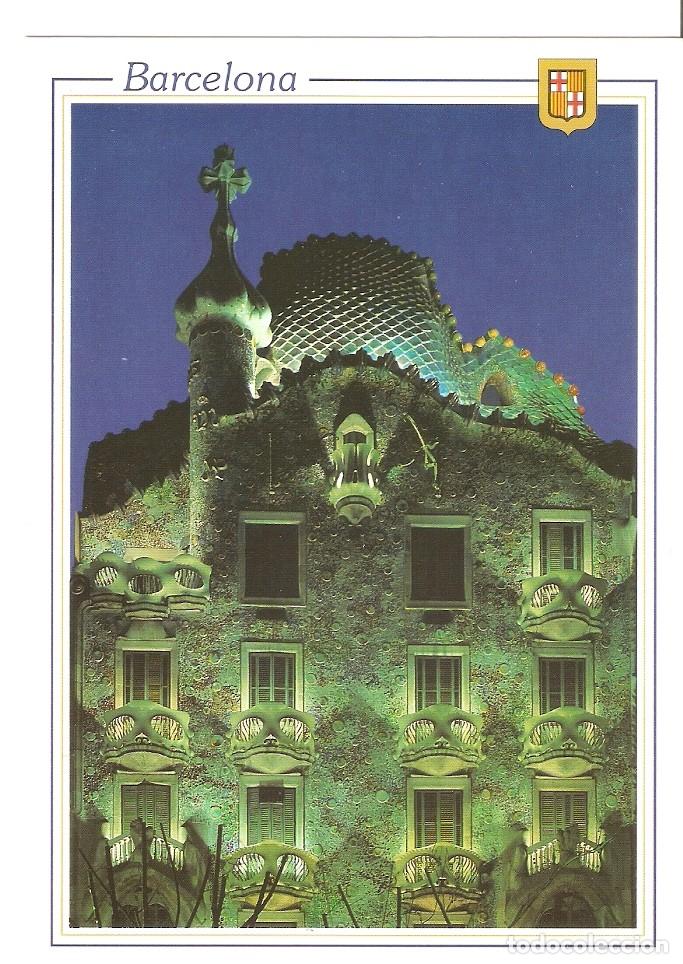 Postais: Postal 043718 : Barcelona. Casa Batllo (Antonio Gaudi) - Varios
