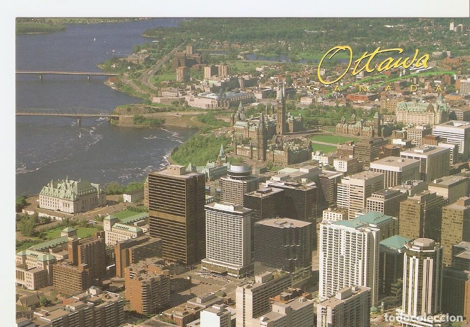 Postcards: Postal 043934 : Ottawa Ontario. An aerial view of Parlament Hill - Varios