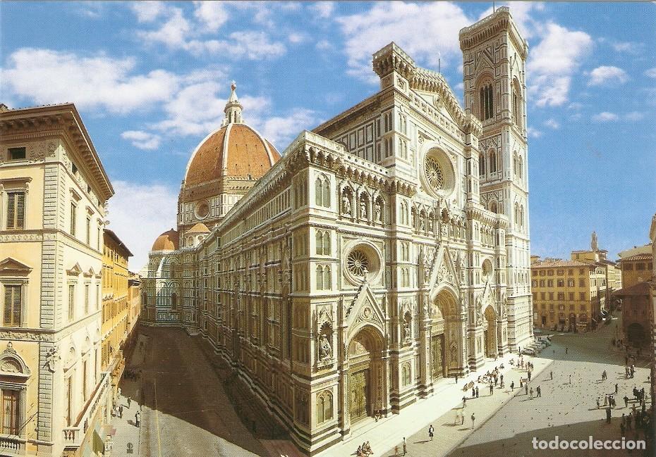 Postcards: Postal 043952 : Firenze. La cupola de Brunelleschi et le clocher de Giotto - Varios