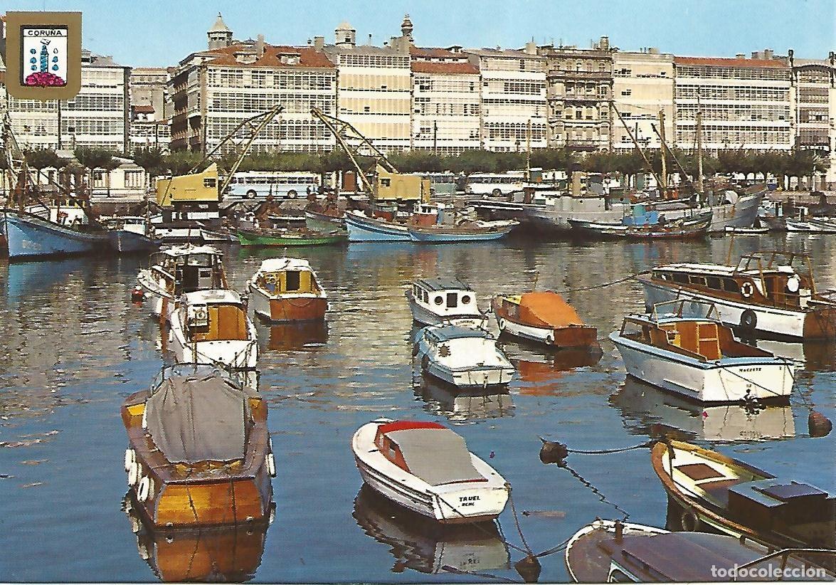Postales: Postal 52375: LA CORU&Ntilde;A - Darsena - Varios - Foto 1