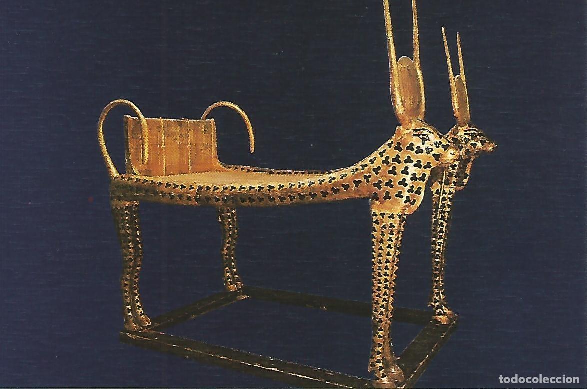 Postcards: Postal 52639: Cama mortuoria de Tutankhamon - Varios