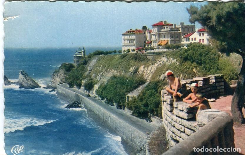 Cartoline: Postal-Postcard 17209: BIARRITZ La Cote des Basques -. Vista desde mirador - Varios