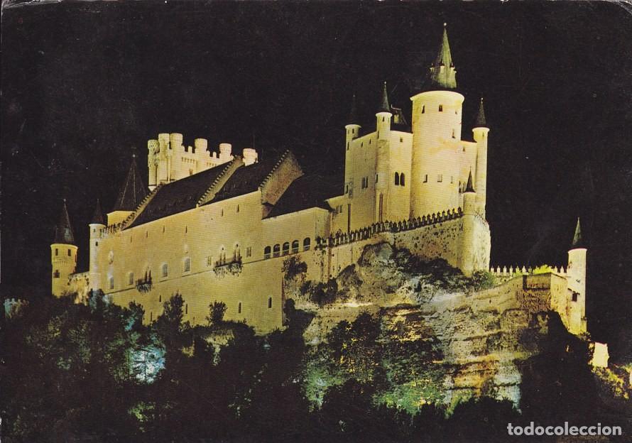 Cartoline: Postal 60344. Alcazar aspecto nocturno. Segovia - Varios