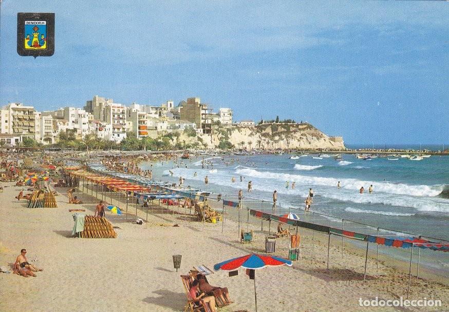 Postales: Postal 60357. Playa de Poniente. Benidorm - Varios - Foto 1