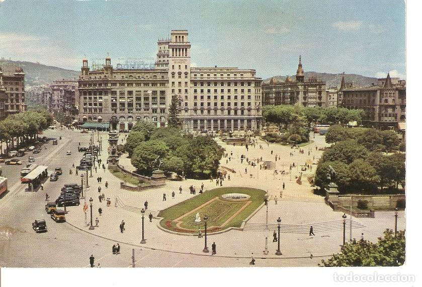 Cartoline: Postal 044422 : Barcelona. Plaza de Catalu&ntilde;a - Varios