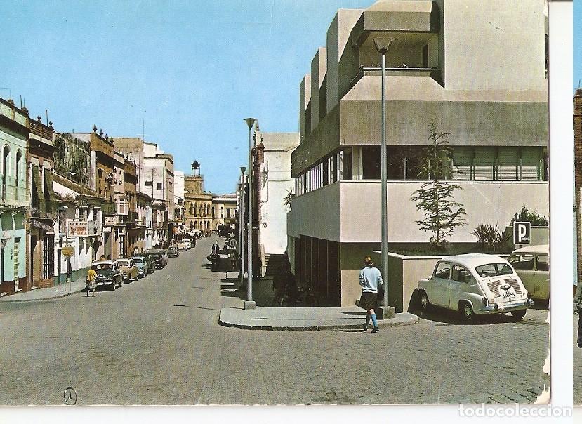 Postkarten: Postal 044427 : Moron de la Frontera (Sevilla). Calle General Franco - Varios