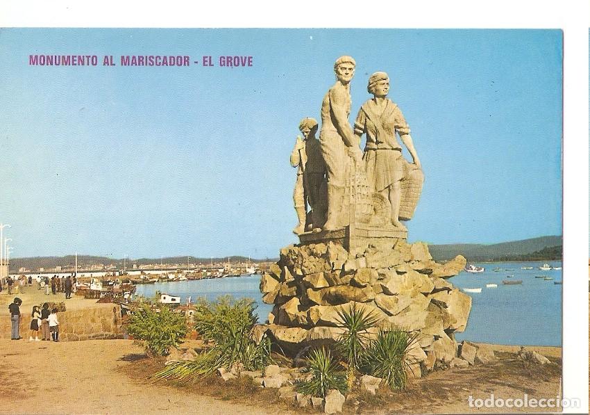 Cartoline: Postal 044622 : El Grove (Pontevedra). Monumento al mariscador - Varios
