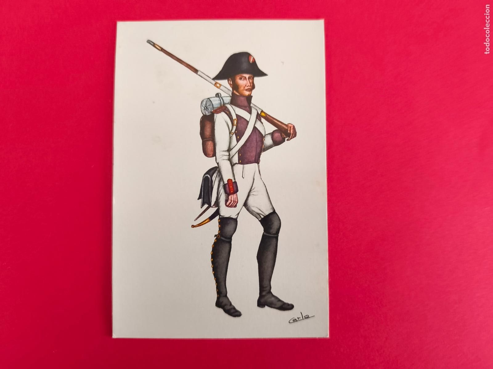 Postales: POSTAL DE SOLDADOS INFANTERIA Y CABALLERIA SIN CIRCULAR