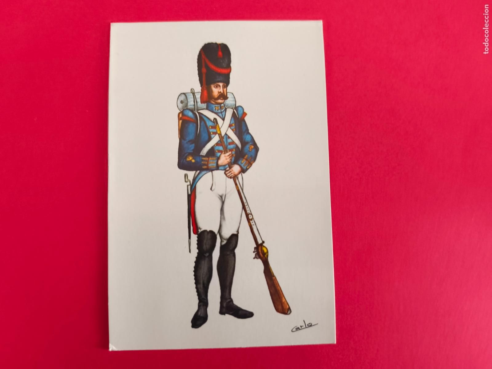 Postales: POSTAL DE SOLDADOS INFANTERIA Y CABALLERIA SIN CIRCULAR