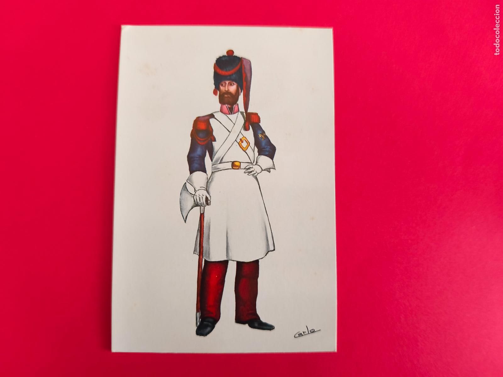 Postales: POSTAL DE SOLDADOS INFANTERIA Y CABALLERIA SIN CIRCULAR