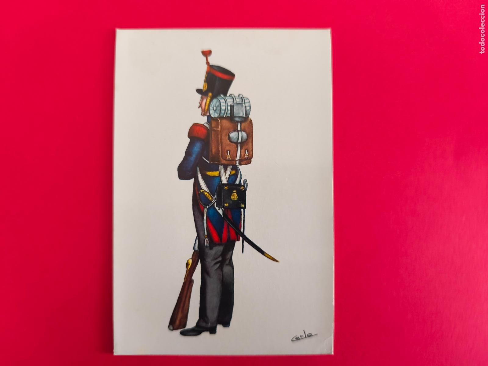 Postales: POSTAL DE SOLDADOS INFANTERIA Y CABALLERIA SIN CIRCULAR