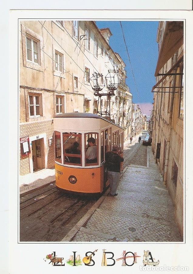 Postcards: Postal 045356 : Jamp. Lisboa. Elevador da Bica - Varios
