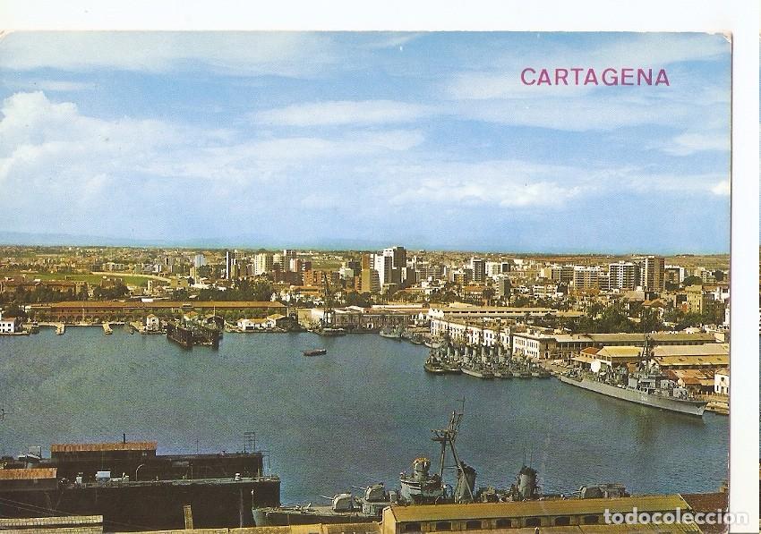 Postales: Postal 045345 : Cartagena. Puerto y vista parcial - Varios