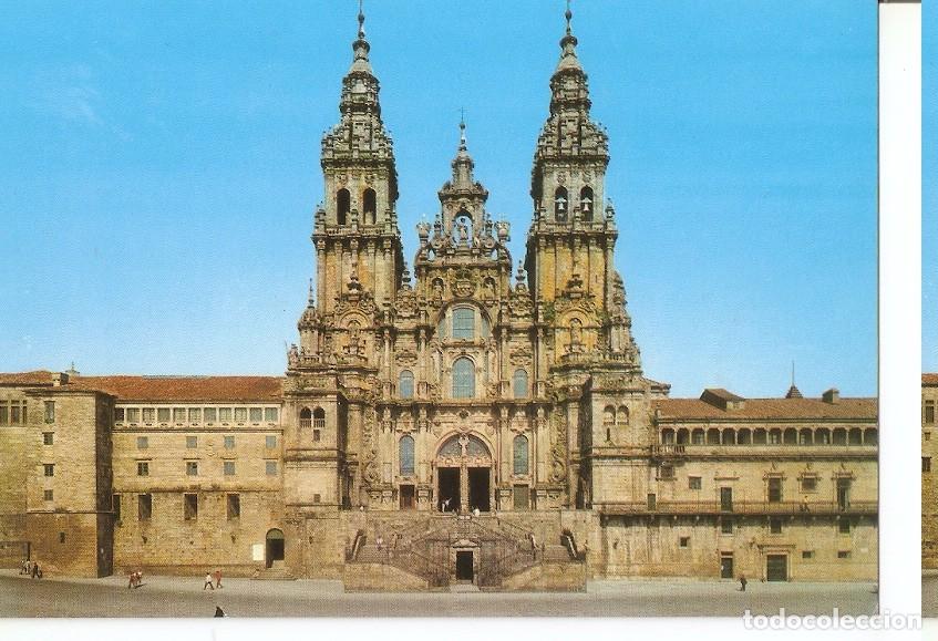 Postais: Postal 045386 : Santiago de Compostela. Catedral. Fachada del Obradoiro (siglo XVIII) - Varios