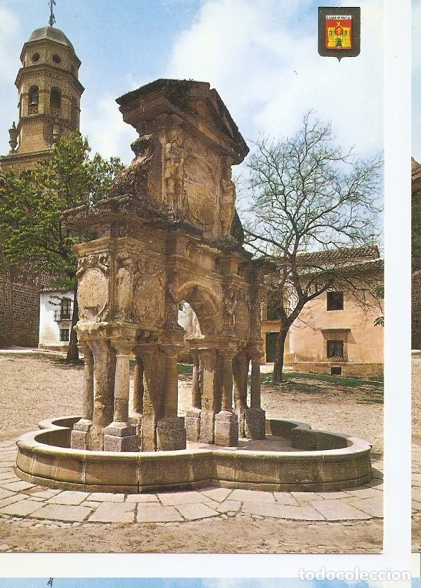 Postais: Postal 045412 : Baeza (Jaen). Fuente de Santa Maria y Torre de la Catedral - Varios