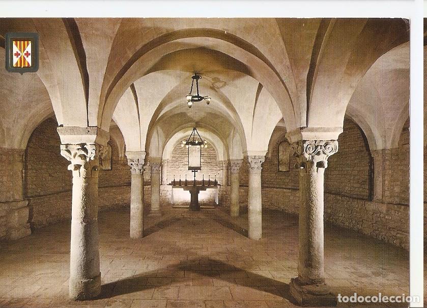 Cartes Postales: Postal 045436 : Vich. Ciudad de Interes Turistico. Catedral. Cripta romanica del siglo XI - Varios