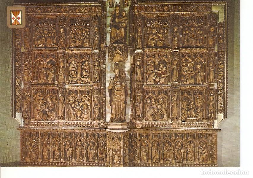 Cartes Postales: Postal 045438 : Vic. Ciutat dInteres Turistic. Catedral. Retaule en alabastre esculpit per Pere Olle