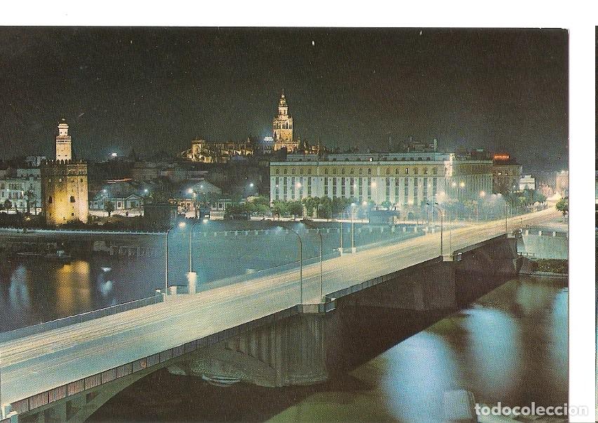 Postais: Postal 045489 : Sevilla. Puente de San Telmo y vista parcial - Varios