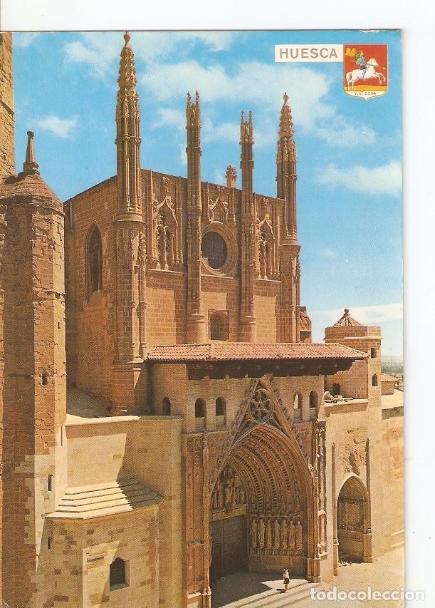 Postales: Postal 045514 : Huesca. Fachada principal de la Catedral - Varios
