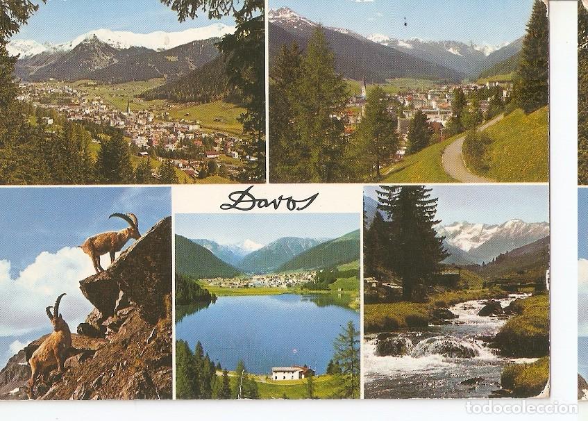 Postcards: Postal 045723 : Davos - Varios